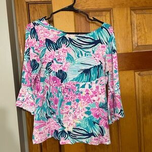 Lilly Pulitzer Tropical Floral Top